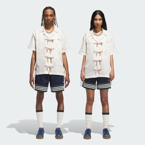 Women's Adidas x CLOT Bowling Shirt 'Cream White'